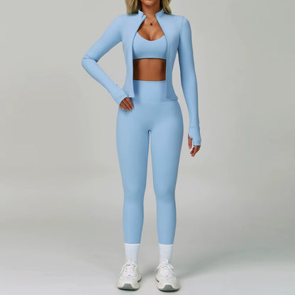 Women’s Seamless 3-Piece Activewear Set